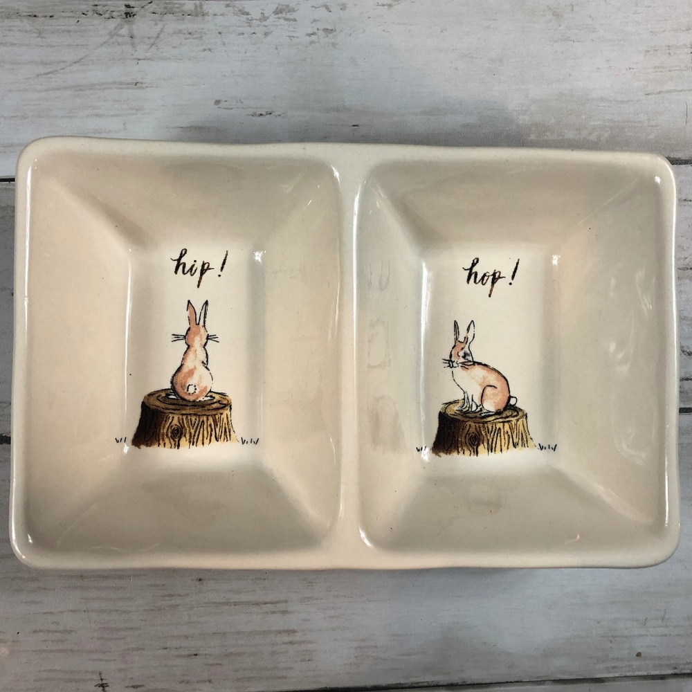 Rae Dunn Artisan Easter Hip Hop candy dish 202B
